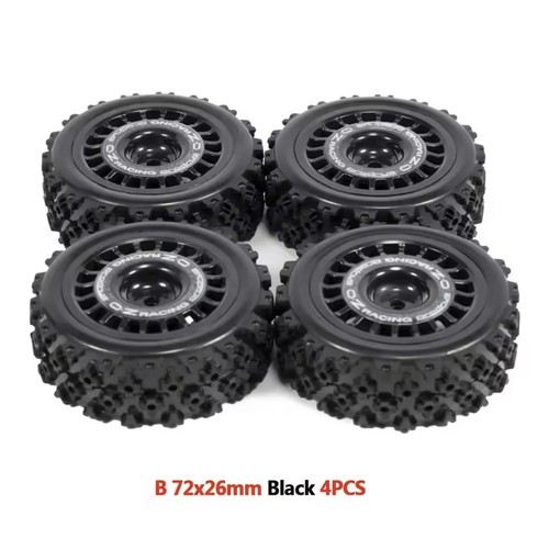 72mm tires wheels - 4x, 1/10