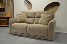 Velvet Sofa 2 Seater Latte Beige Velvet Gretna Comfortable New Luxury Ex Display