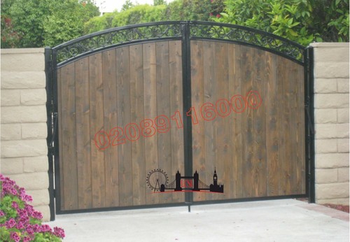 Driveway gates composite wood - driveway,