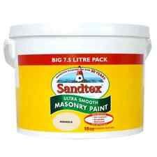 Sandtex Ultra Smooth Masonry Paint Magnolia 7.5L