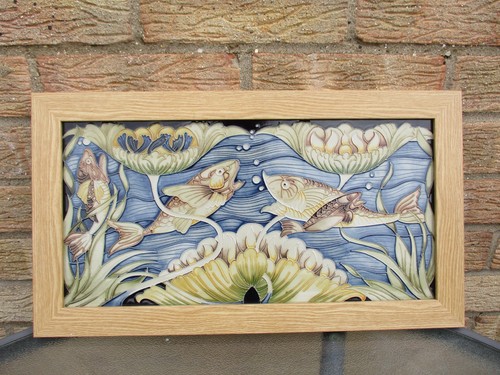 Moorcroft double take framed - moorcroft,