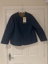 New with Tags Orla Kiely Regatta Quilted Jacket UK 14