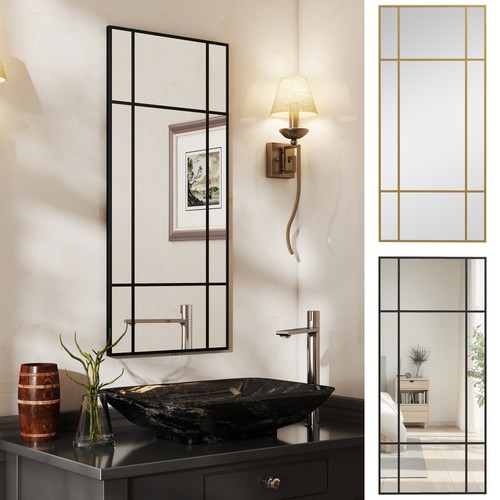 110 50cm wall mirror metal - x, mirror,