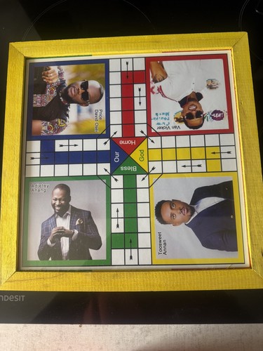 Africa glass ludo board game - glass,