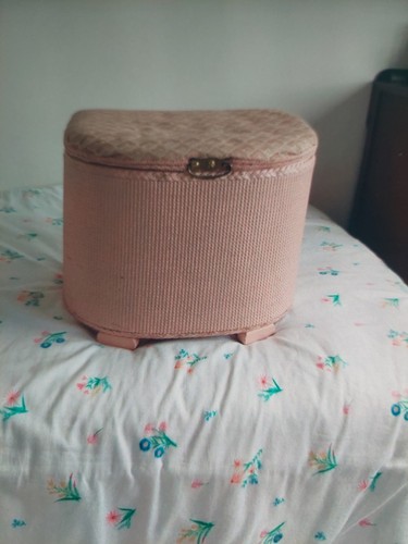 Vintage ottoman - vintage,
