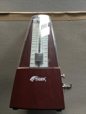 TIGER Mechanical Metronome Working In Used Condition..Missing Winder..see Photo