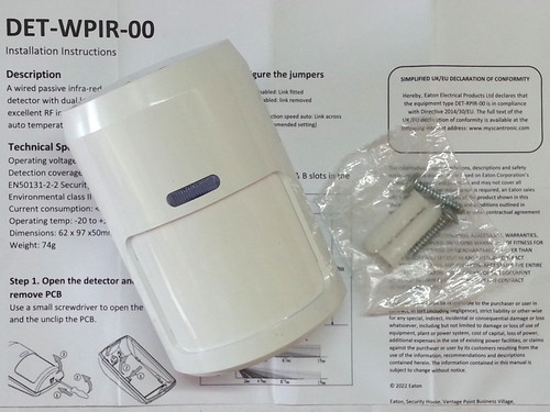 Scantronic det wpir - scantronic, small