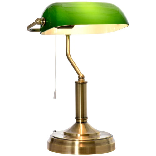 Banker desk lamp - lamp, with