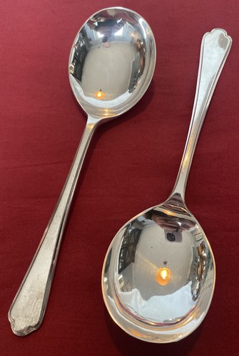 Pair vintage silver plated - of,