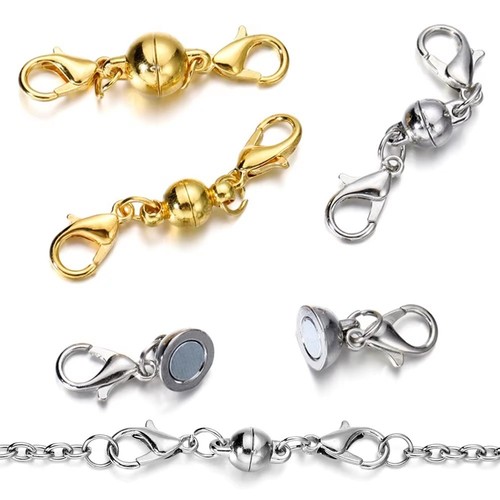 Magnetic clasps strong silver - strong,