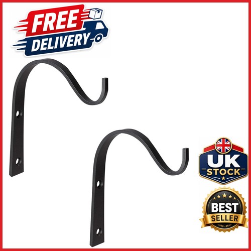 2pcs black wrought - black, iron