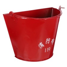  Fire Bucket with Lid Fire-fighting Equipment Sand for Firefighter