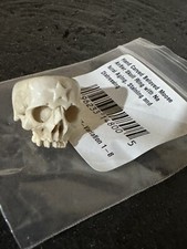 Magnolia pearl Skull Ring Size P 1/2