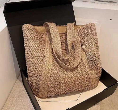 Rattan summer bag - rattan,