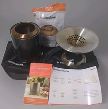 SOLO STOVE W/ STAND HEAT DEFLECTOR KIT AND STARTERS  - USED ONCE A+ CONDITION