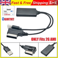 Bluetooth Adapter Aux Cable For Audi with 2G AMI MMI Jack A1 A3 A4 Q3 Q5 Q7 New
