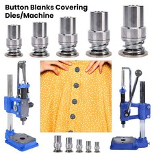 Round Button Maker Die Mould Fabric Covered Button Making Machine Clothing Decor