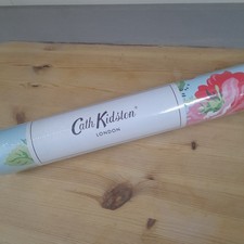 Cath Kidston Antique Rose Duck Egg Blue Wallpaper Roll. New & Sealed