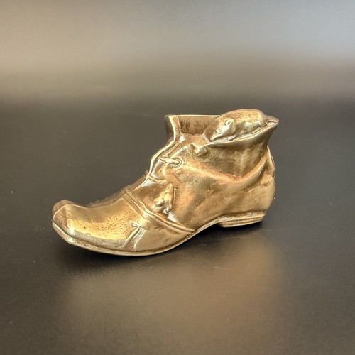 Vintage peerage brass boot - peerage,