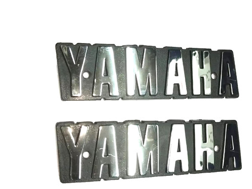 Yamaha set badges chromed - yamaha,