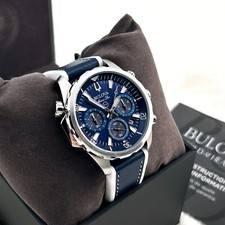 BULOVA 96B287 Marine Star Blue