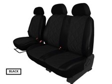 Tailored Black Eco-Leather