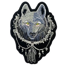 Dream Catcher Wolf Large Patch