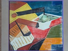 Original cubism oil painting