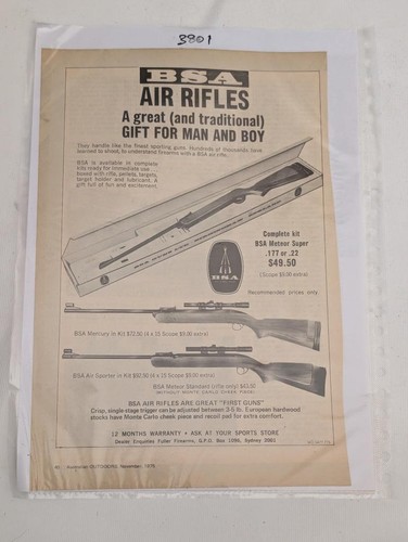 Bsa air rifle - air, kits