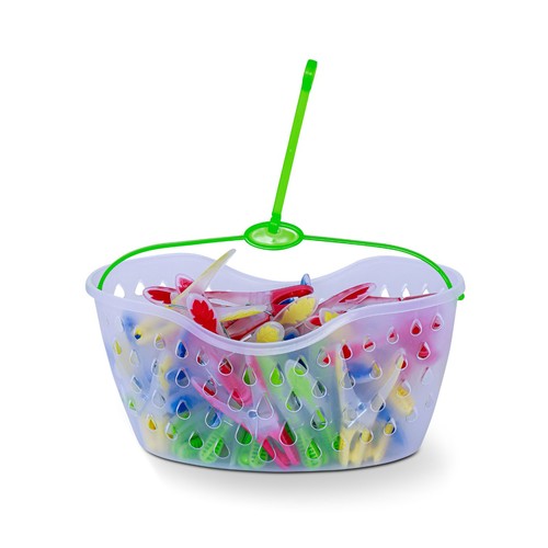 Pieces pegs with basket - 40,