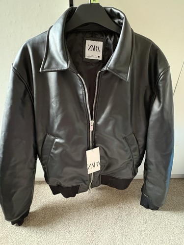 Zara leather jacket - zara,