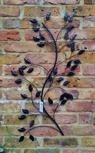 Garden wall art leaf - wall, and