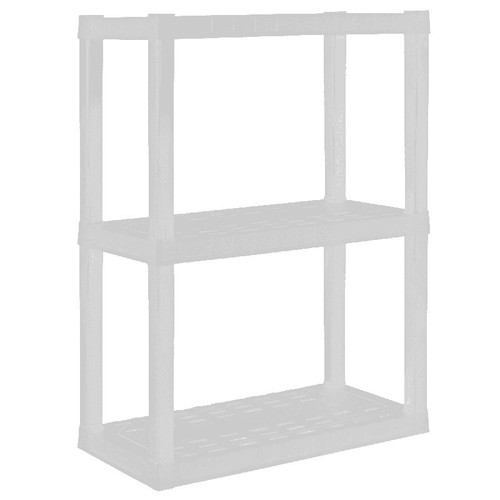 Tier plastic shelving - plastic, unit