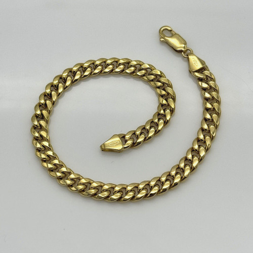 Solid 9ct gold 5mm cuban - 9ct,