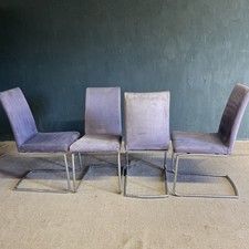 4 x Vintage Chrome mid century Chairs -  genuine Barn Find - delivery possible 
