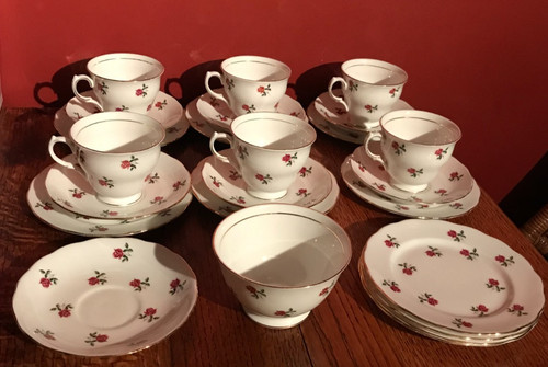 Colclough ditsy rose set - colclough, 6