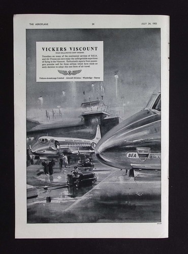 Original 1953 advert vickers - original,