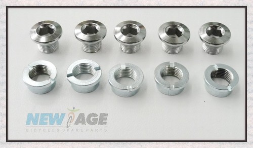 Silver crankset chainring - silver,