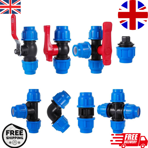 Mdpe compression fitting water - mdpe,