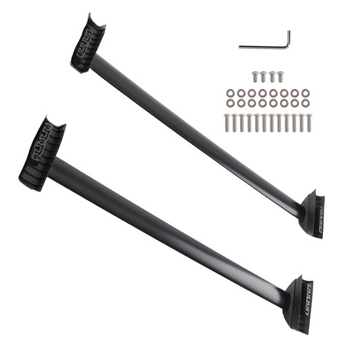 Black roof cross bars top - black,