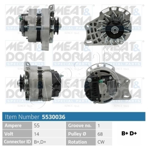 Alternator fits fiat - alternator,