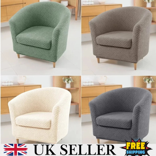 2pcs jacquard tub chair cover - 2pcs,