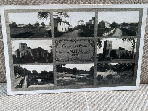 Old postcard tunstall - postcard,
