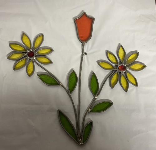 Stained glass wild flower - stained,