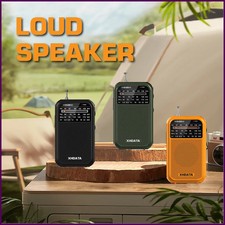 Portable Retro Pocket Radio FM/MW/SW 4-Band DSP High Sensitivity Battery Powered