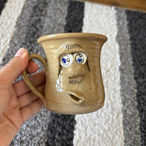 Pretty ugly pottery mug - ugly,