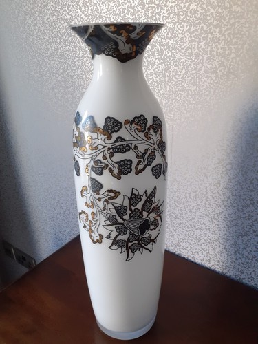 Goebel orchid glass vase - orchid,
