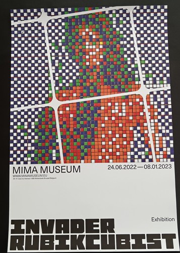 Invader rubikcubist mima 2022 - invader,