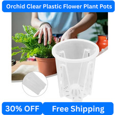 10/12/14/16cm Orchid Pot Clear