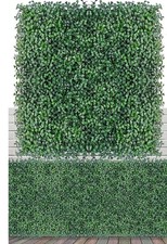 Odtor Artificial Boxwood Panels Green 12 Pack 12" x 16" Unopened Box Wall Hedge